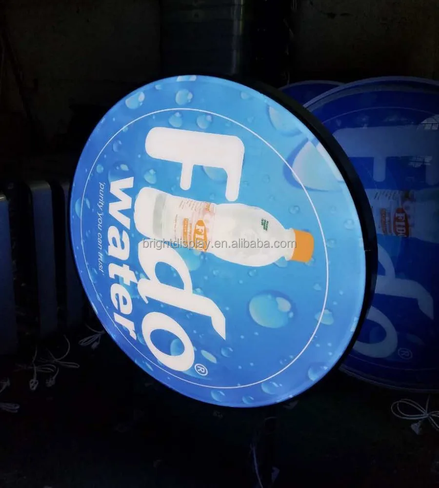 
Factory Outdoor Advertising Wall Hanging Double Side LED Acrylic Square Vacuum Form Lighting Boxes 