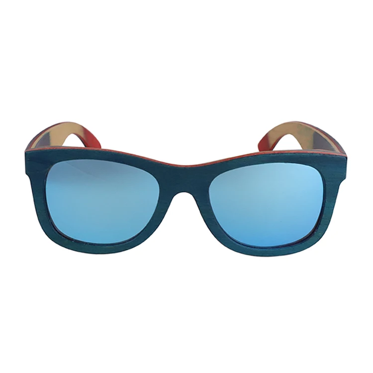 Uv400 Sun Glass Polarized Italian Design Ce Skeateboard Dropshipping Wooden Sunglass