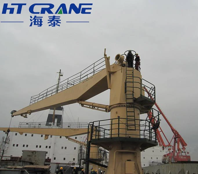 China hydraulic cargo ship crane
