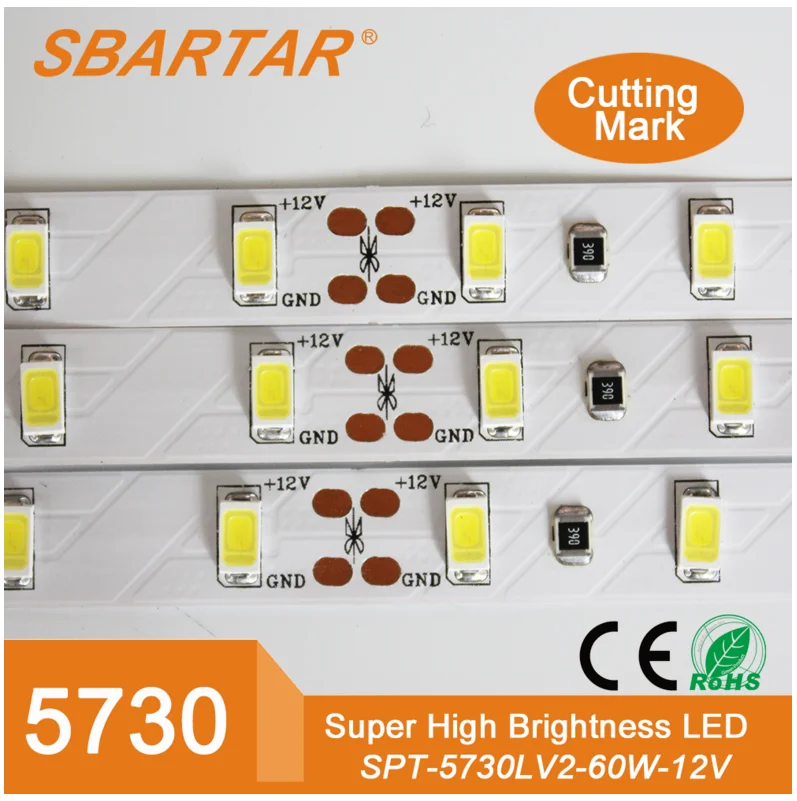 24 volt 5730 led strip 112leds tape light flex RA90
