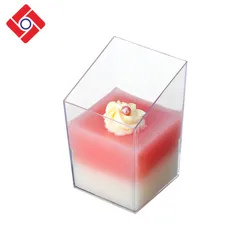 Сыпучие Ps косой рот 125 Ml/4,4 Oz десерт пластиковые желе пудинг чашки