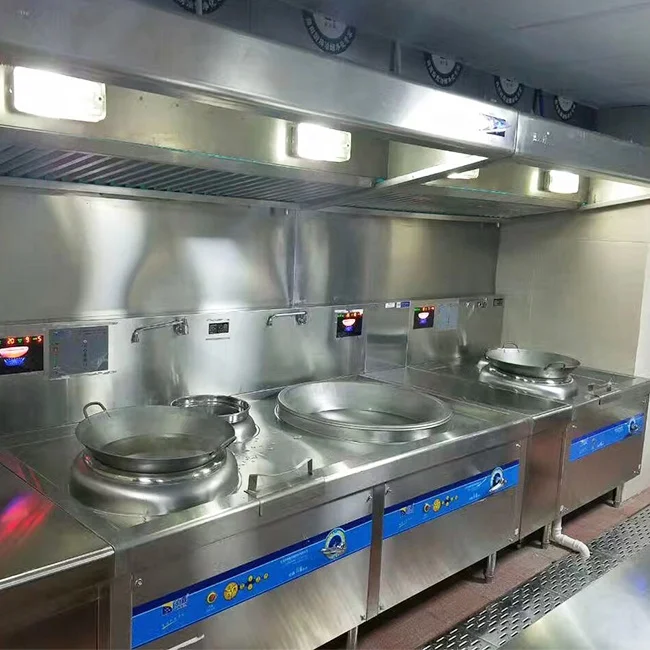 Restaurant kitchen cooking appliance high power double head stove commercial induction cooker