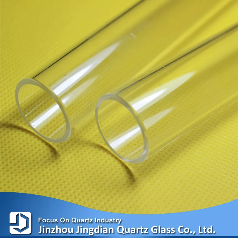 JD heat resistant crystal quartz glass smoke pipe