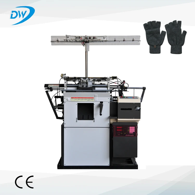 DAWEI Удобная шерстяная вязальная машина для перчаток без пальцев