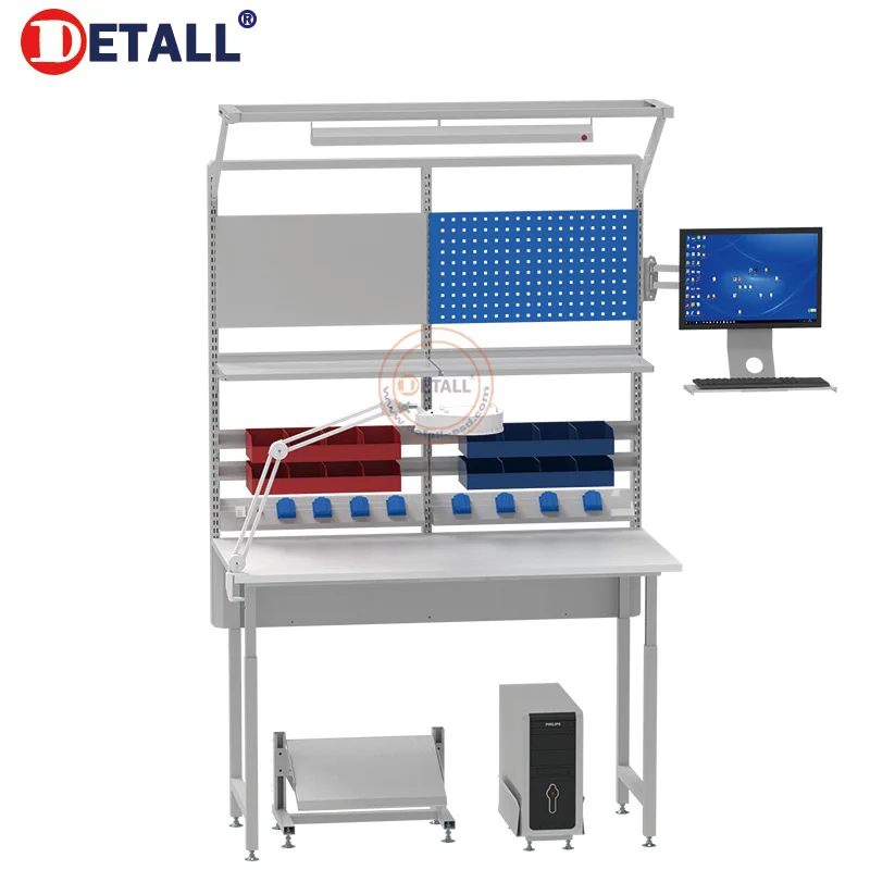 
industrial electronic technician workbench desk for repairing mobile phone 