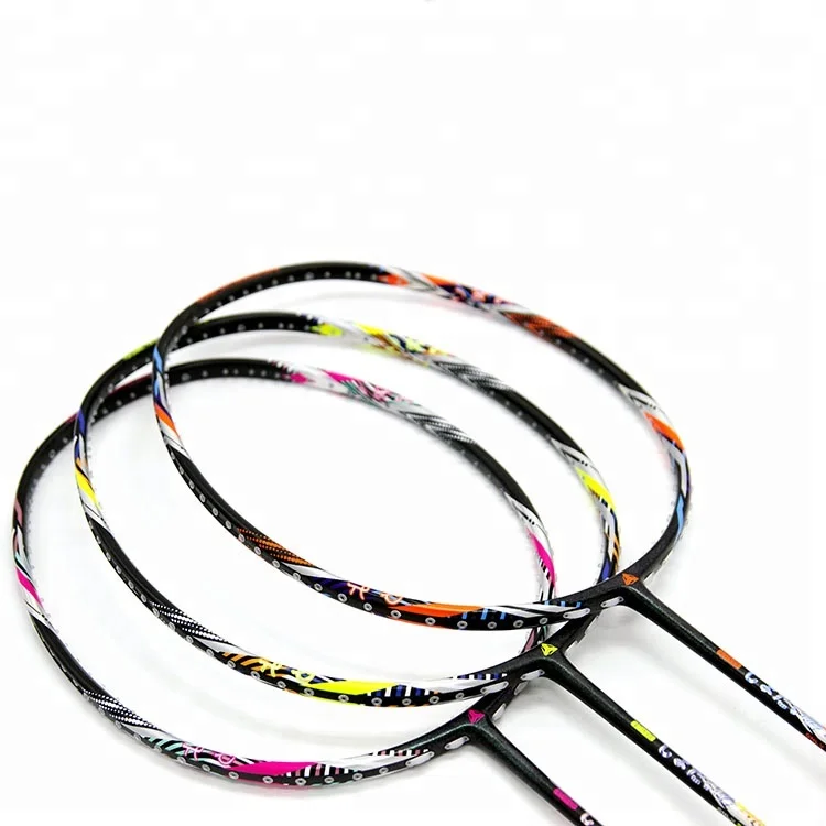 Wholesale 9U 58g 30LBS Carbon Fiber Badminton Rackets China Manufacturer Konmat Sports Esper Graphite Fiber Shaft Direct Factory
