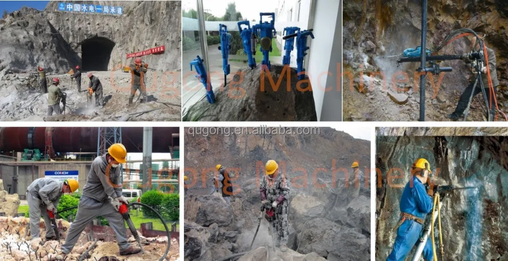 YT24 furukawa rock drill/hand hammer rock drill/rock drill jack hammer for sale