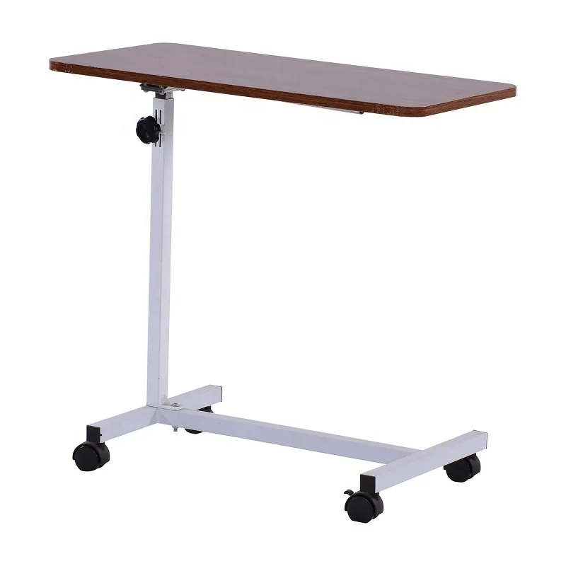 Adjustable over bed table Movable hospital furniture