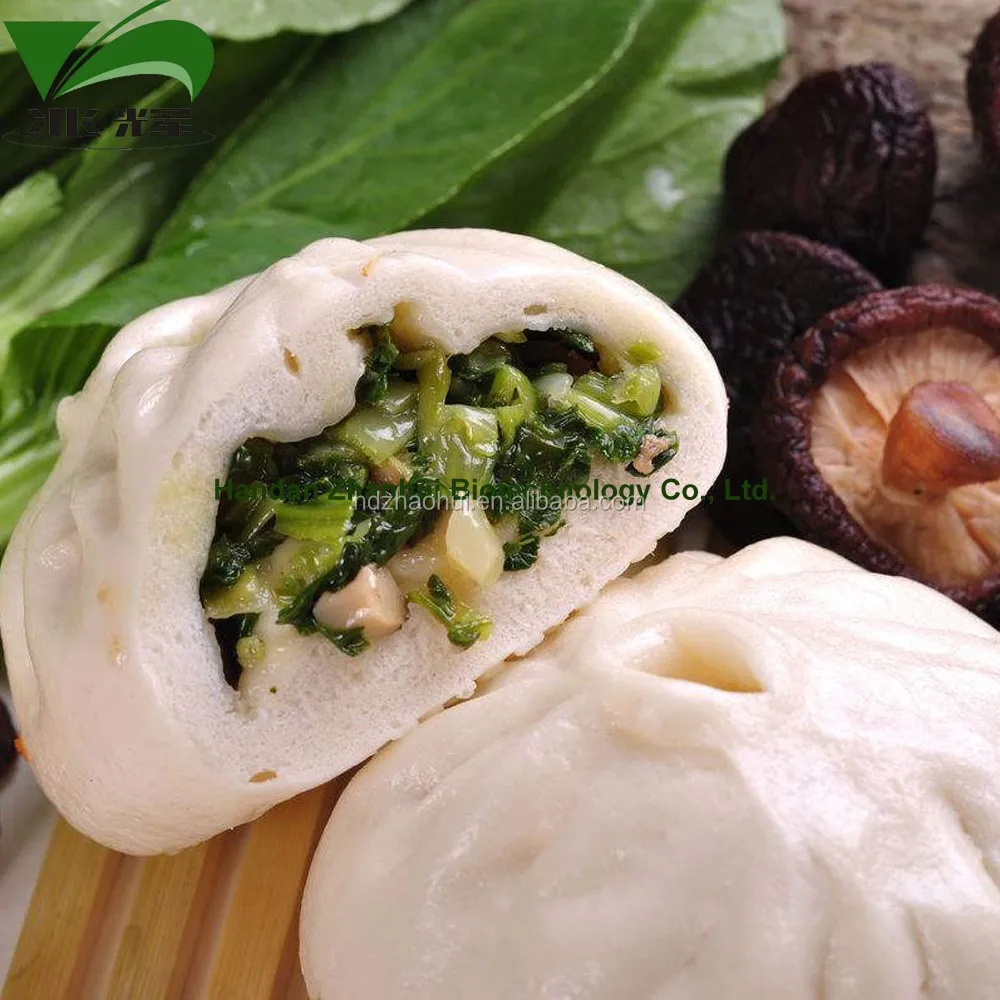 Chinese Dim Sum Vegan Food Vegetable and Mushroom Buns Pau(Baozi)