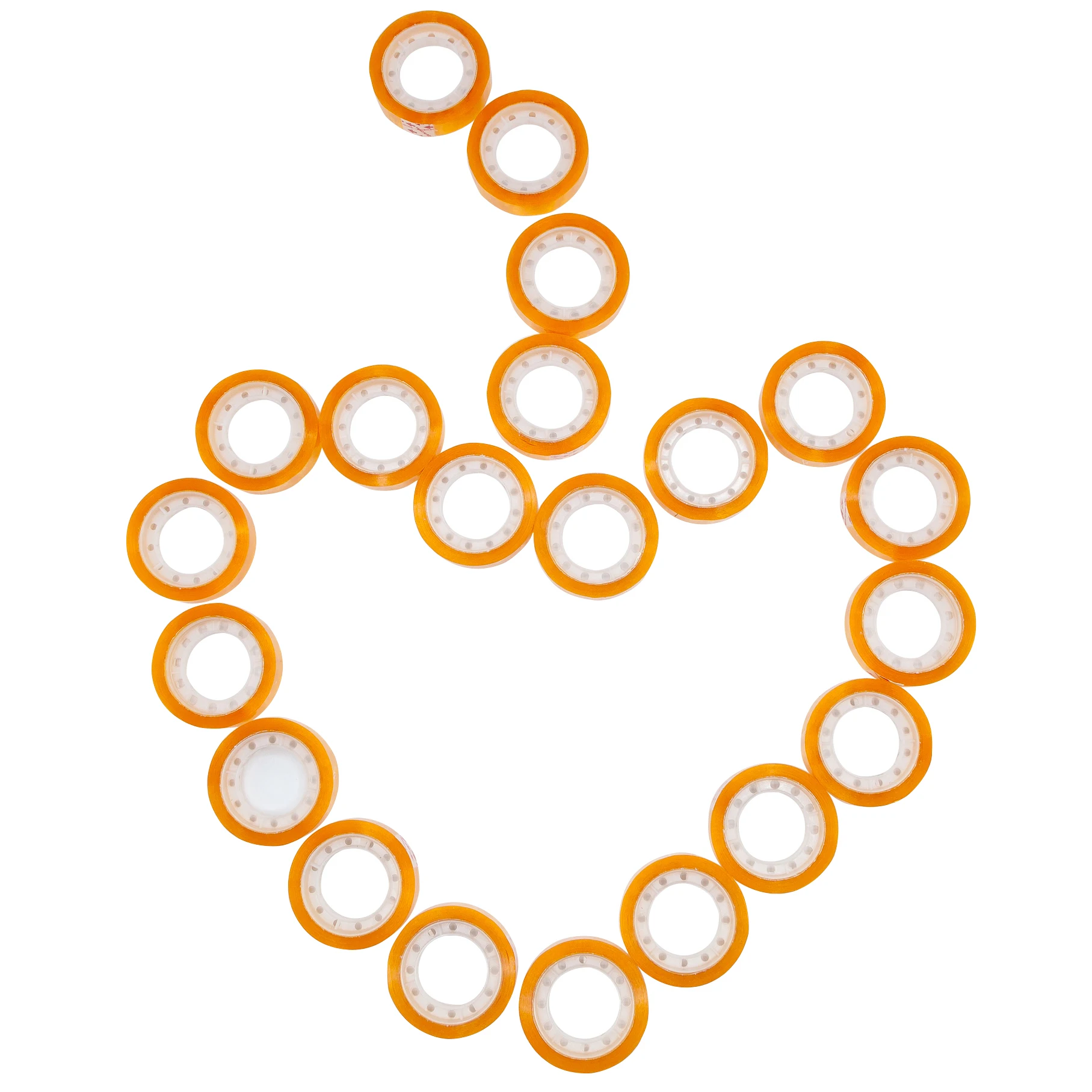 
Hot sale 12mm 15mm 18mm 24mm yellowish golden bopp stationery tape 