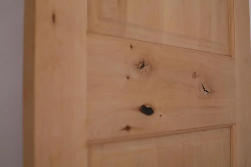 Commercial Interior Pine Solid Wooden Door for apartment