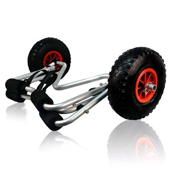 2019 Yacht New Kayak Canoe Jon Boat Carrier Dolly Trailer Tote Trolley Transport Cart Wheel
