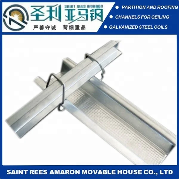 suspended ceiling system GI profile main channel/ c channel/roofing c purlins Bolivia market