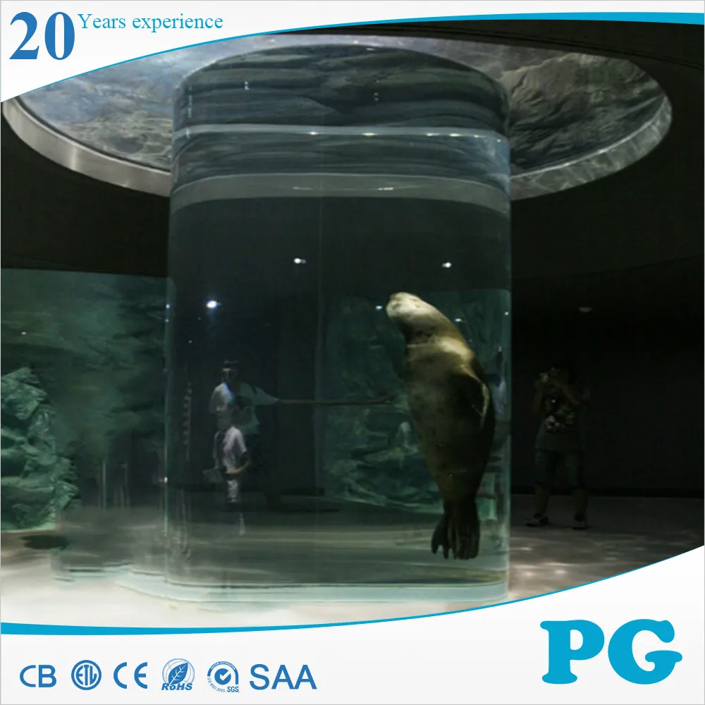 PG Underwater Window Luxury Style Clear Acrylic Aquarium Tank Fish