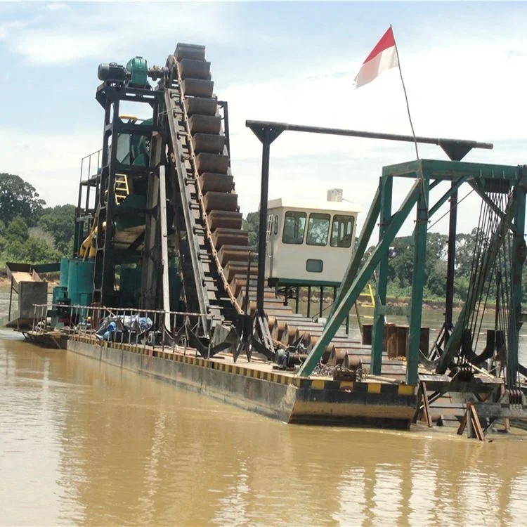SINOLINKING Gravity Offer Customized Gold Mining Dredge with Widely Used Rotary Screen