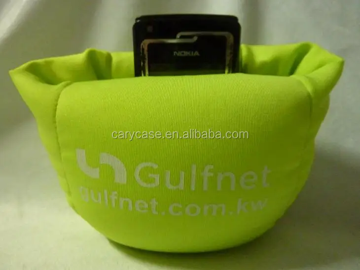 New material DOUBLE sewing stitch bag, bean bag cell phone holder