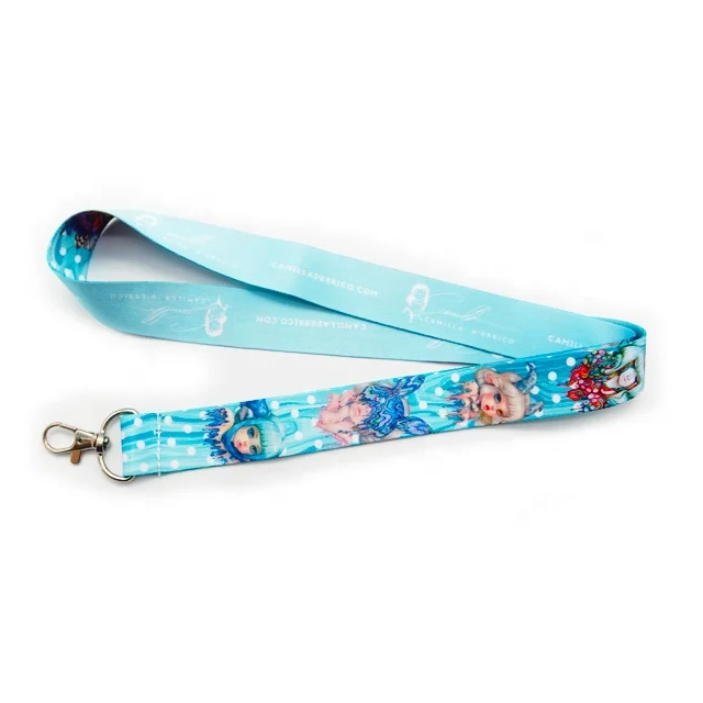 Personalized Breakaway Sublimation Keychain Lanyards With Logo Custom Polyester Lanyard