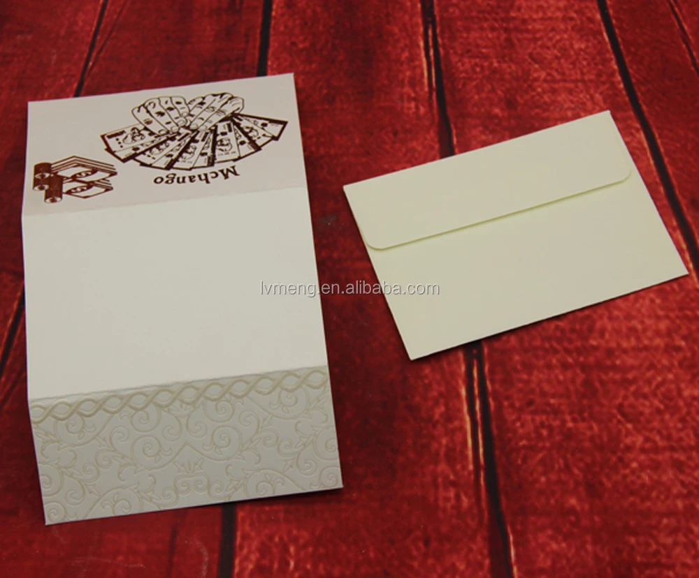 Tanzania MCHANGO paper wedding invitations, MCHANGO wedding cards