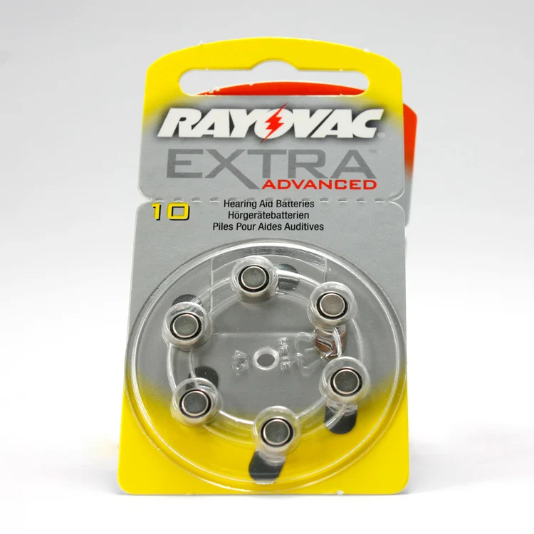 Zinc air hearing aid battery 1.4v