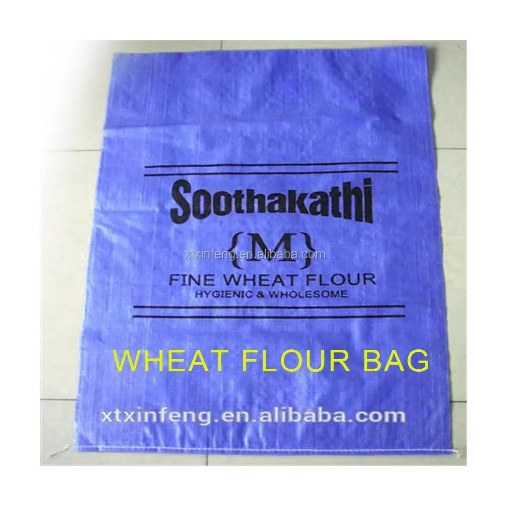 
packaging for flour wheat flour packaging pp fabric tote bags 