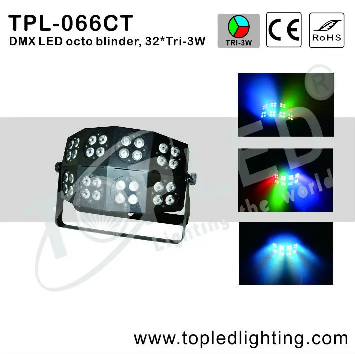 DMX LED blinder effect light for disco, club, stage