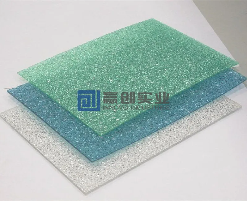 Plastic 100%  Colored PC Embossed Polycarbonate Sheet