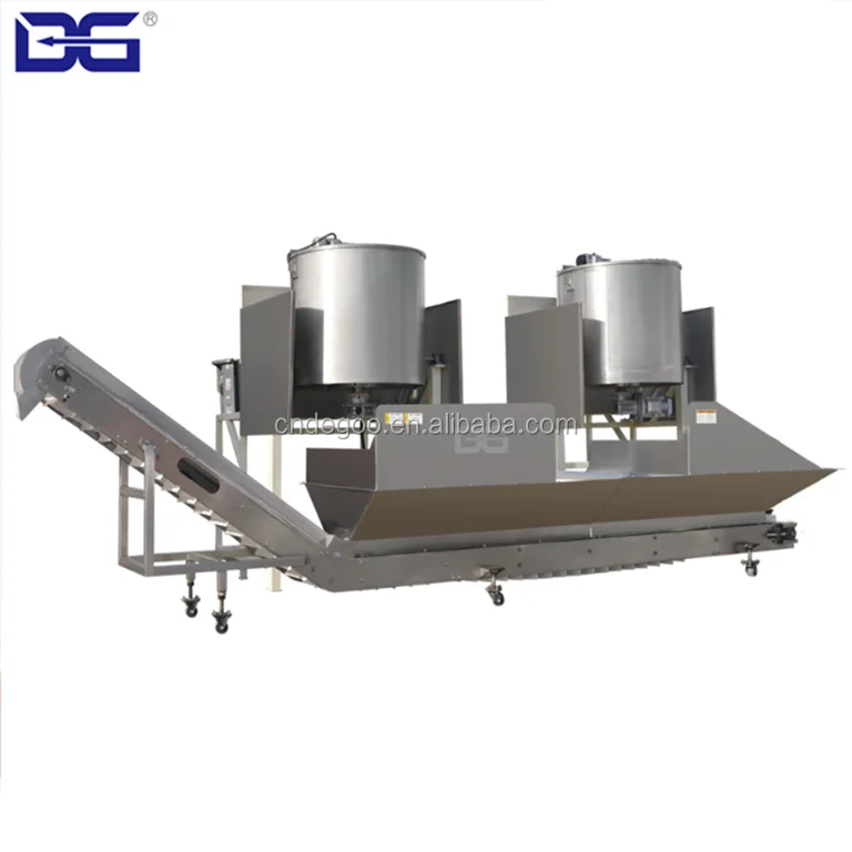 
Low consumption corn pops machinery plant caramel popcorn production machinery 