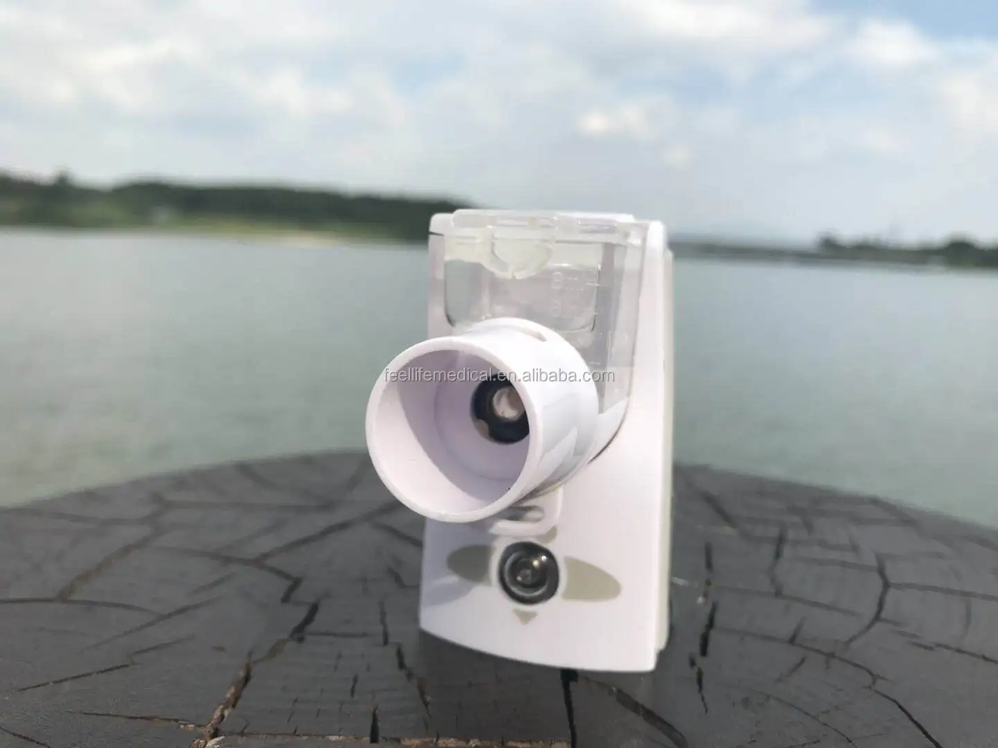 Feellife mesh atomizer mesh portable inhlator for asthma copd respiratory disease medical nebulizer to prevent cross infection