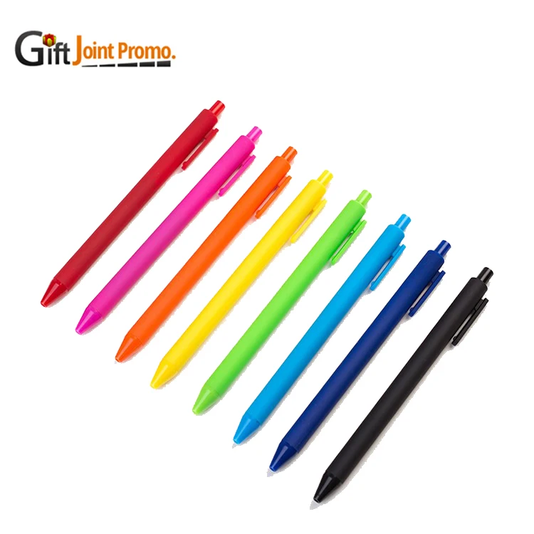 Factory Customized Logo Stationery Supplies Plastic Ball Point Pen