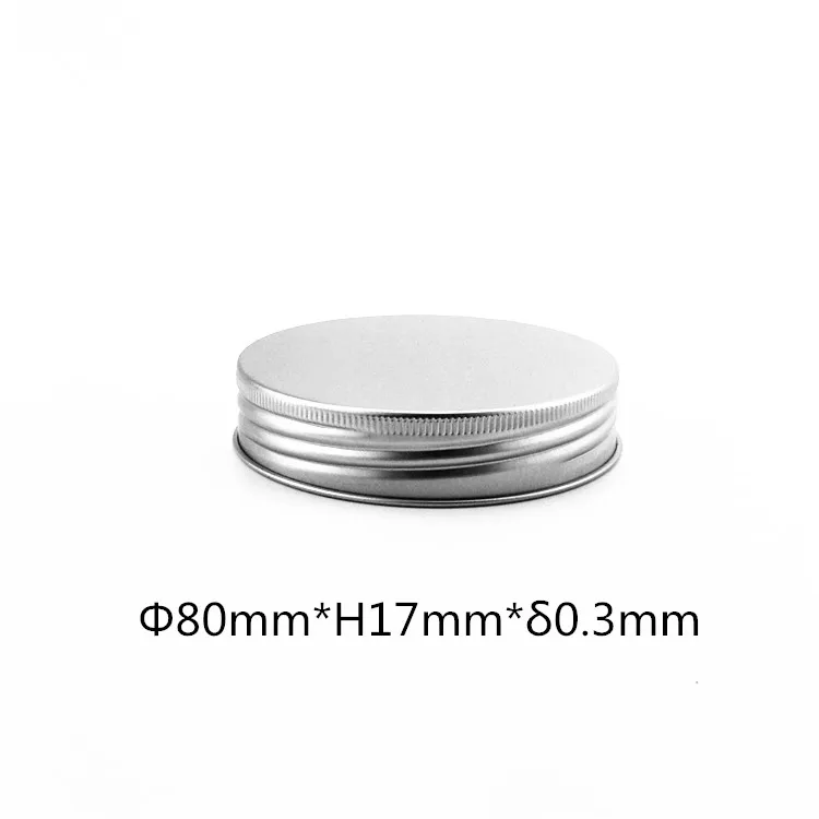 80mm 82mm 83mm Screw aluminum cap / lid with plastic bottle
