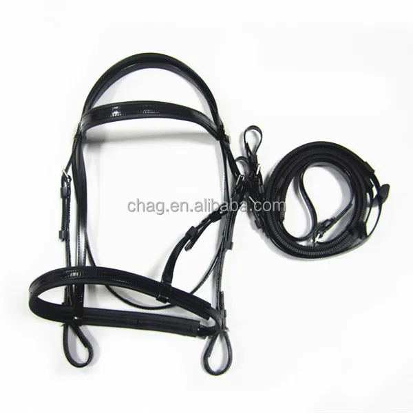 100% eco-friendly colorful classic english pvc horse bridle and rein single noseband