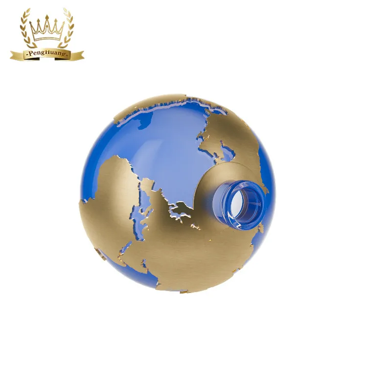 Unique Design Earth Shape 100ml Fancy Empty Glass Perfumes Spray Bottles