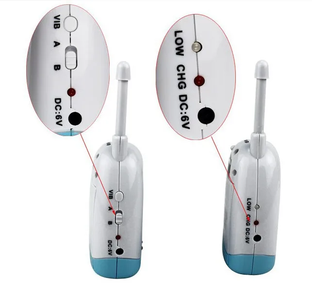 Wireless Audio Baby Monitor Cry Vibration Alarm Reminder Portable Radio Nanny Baby Electonica Sound Detector