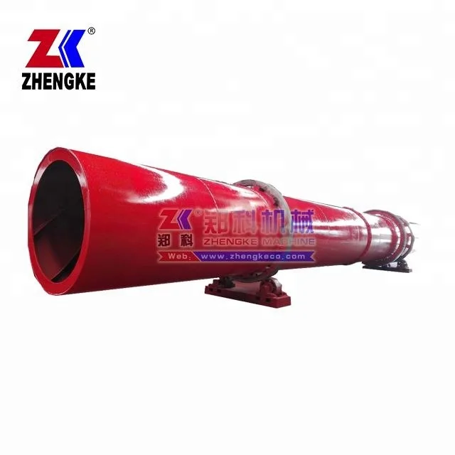 
high capacity biomass rotary drum dryer for palm leaf EFB bagasse 