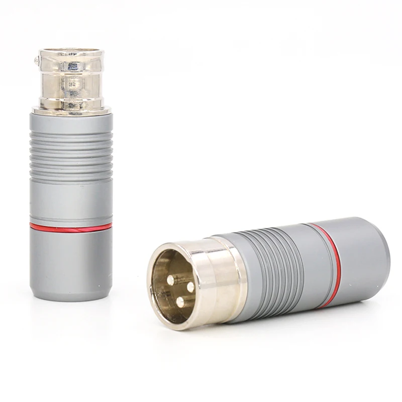 High performance pairs Pure Copper silver Plated XLR connectors manufacturer 3pin male female cable plug