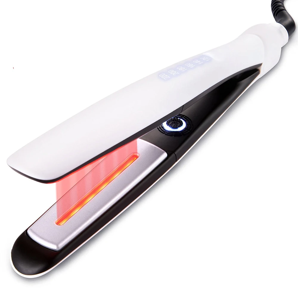 vibrator ultrasonic infrared cold plate hair straightener