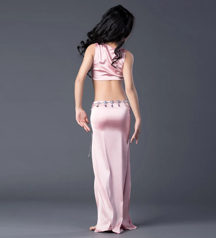 
RT211 Wuchieal Silk Satin and Modal Kids Modern Dance Costume 