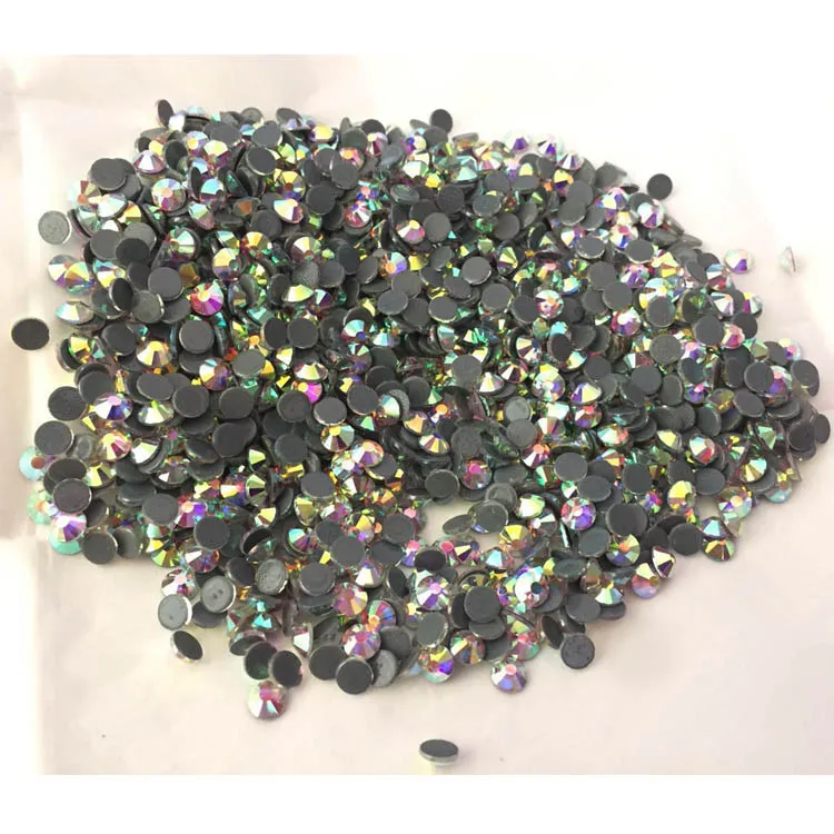 China Factory Wholesale Machine Cut DMC Hotfix Rhinestones Crystal AB SS20