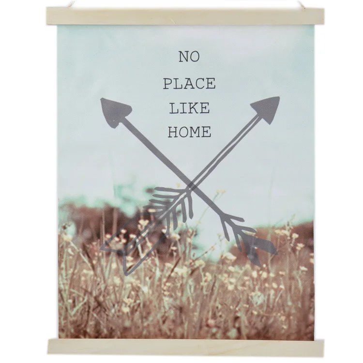 do what makes you happy black cotton canvas banner wall decor