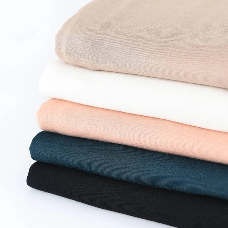 
High quality elastic knitted soft rib viscose spandex fabric for garment 