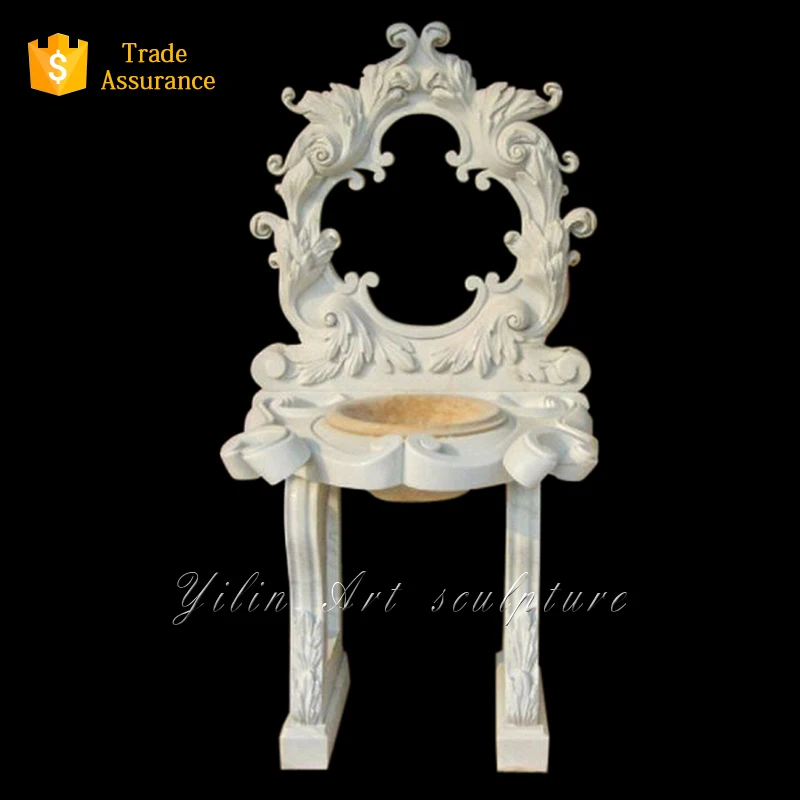 Sunset red marble bathroom washbasin YL-Y122