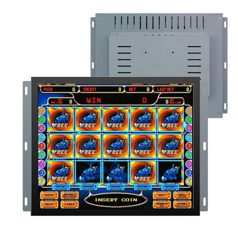 Игровой ЖК-дисплей с сенсорным экраном 19 дюймов с RS232