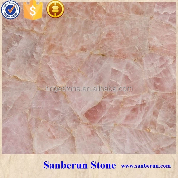 Natural Pink Crystal Marble for Bathtub