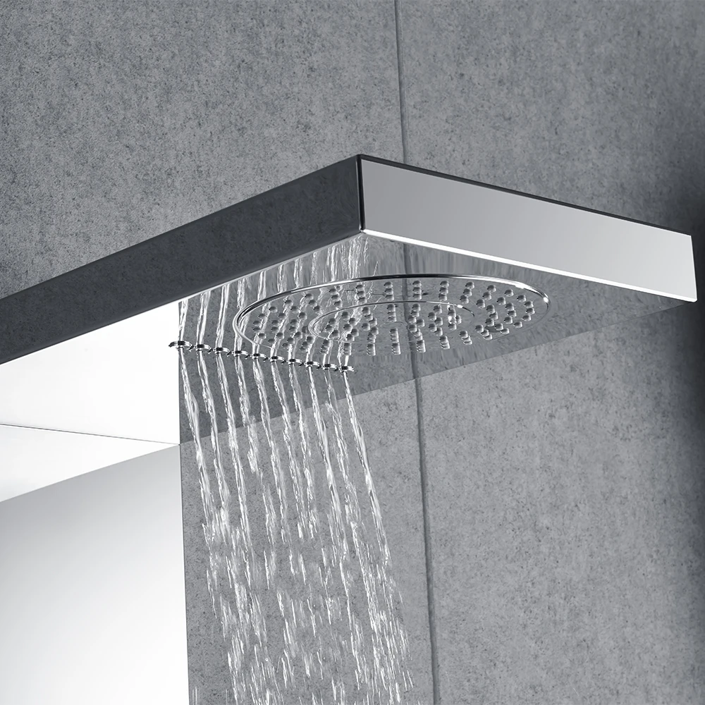 
Top1 manufacturer thermostatic stainless steel shower panel with best price 