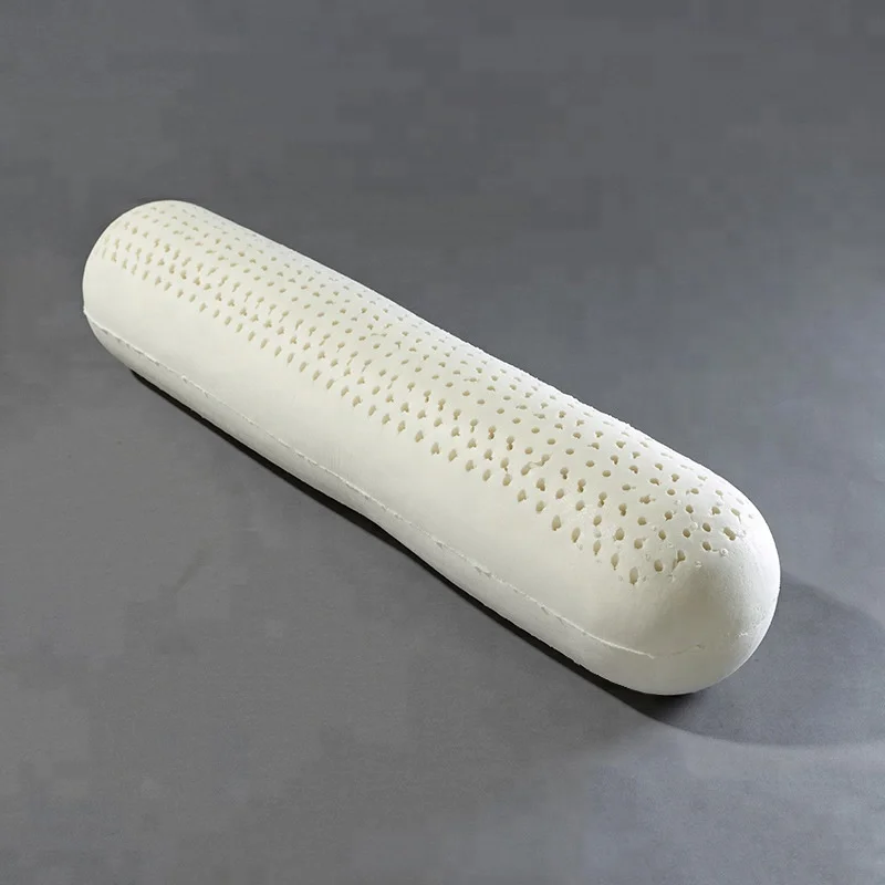 Porous Round Natural Latex Cylinder Pillow Bolster