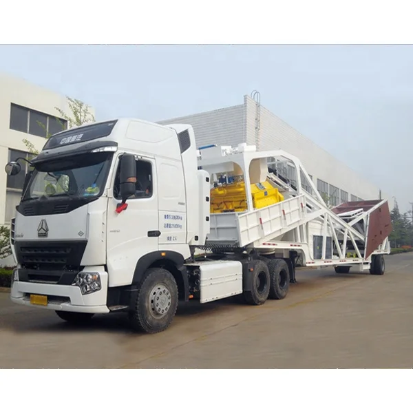 Ready Mix Small Mobile Concrete Batching Plant