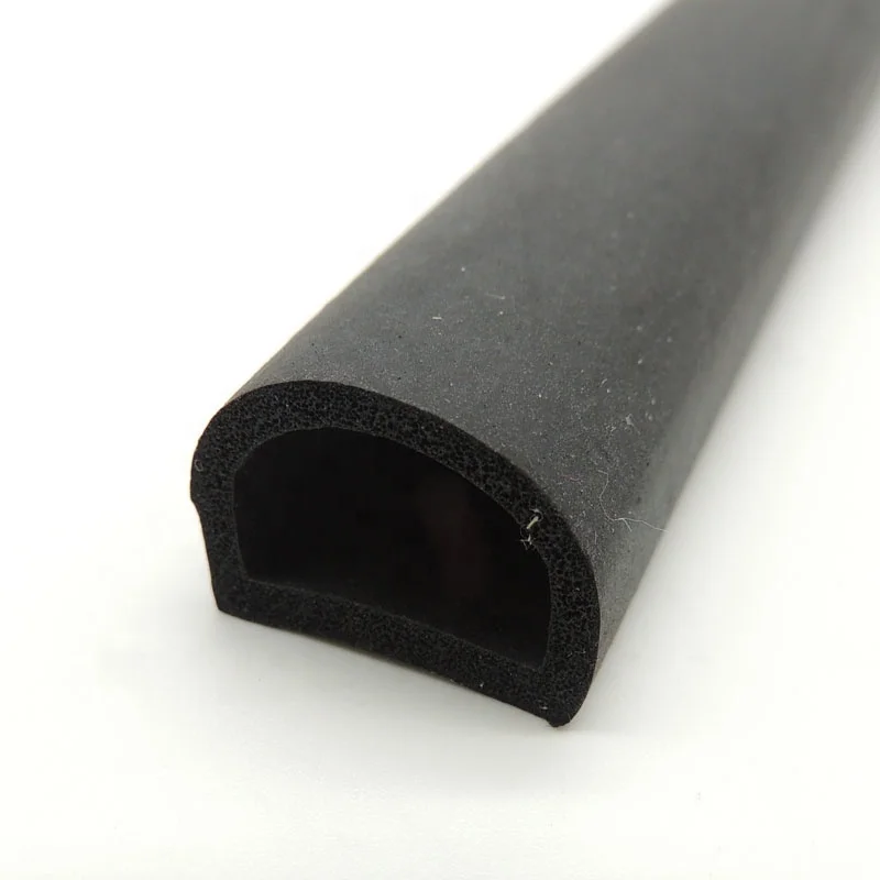 Factory direct supply D type epdm foam sunroof rubber seal strip