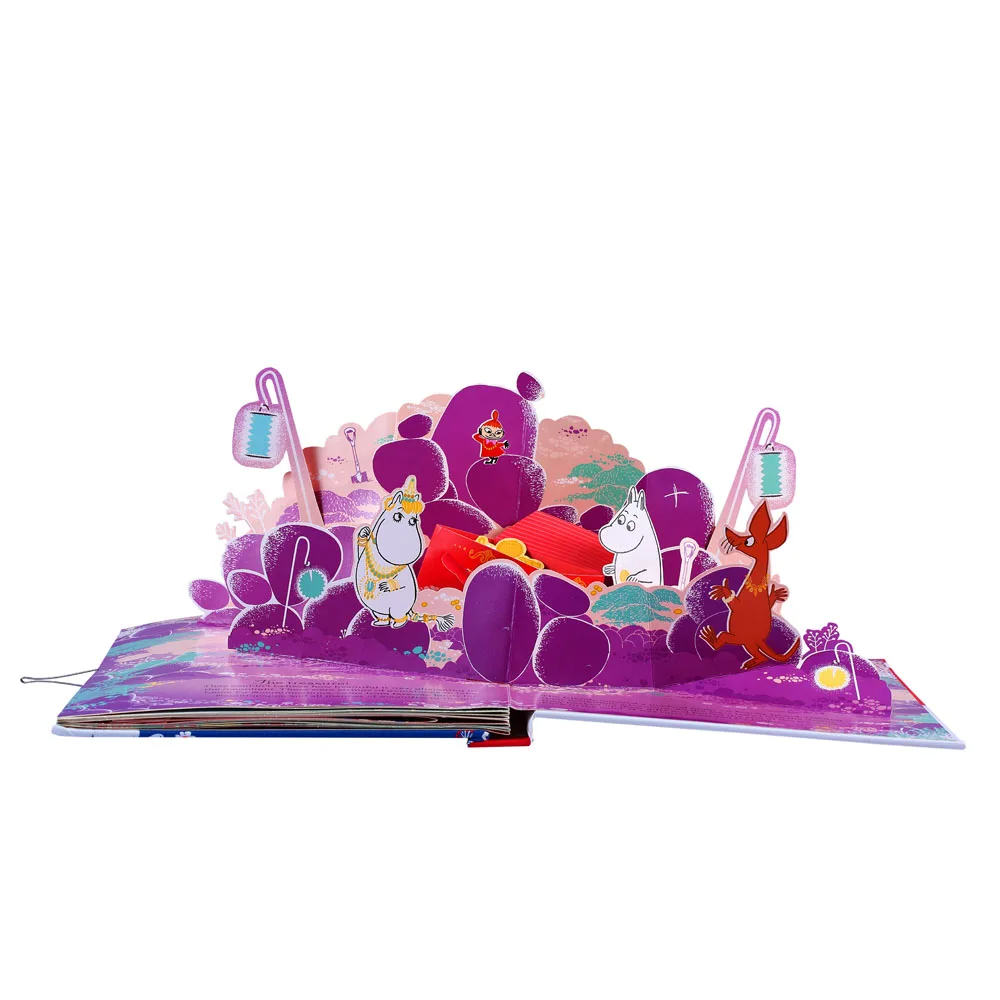 Children coloring pop up book printing for publisher