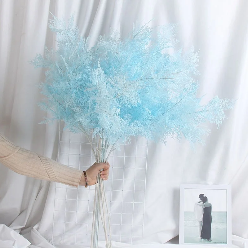 Wholesale Artificial Flowers High Simulation Plastic Artificial Soft Rime Of Fog Flower For Wedding Decoration