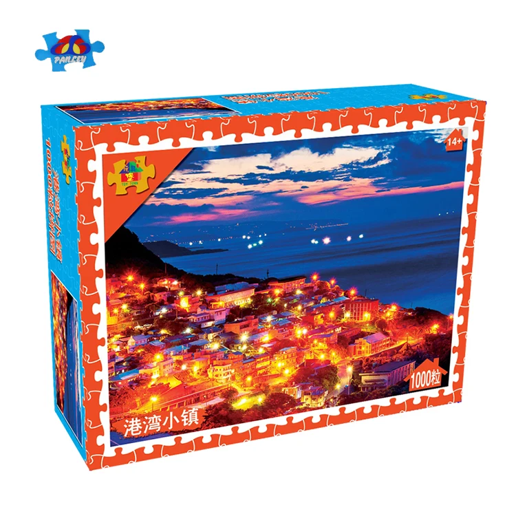 
New Best Selling Made in China Paper Puzzle 1000 Pieces Games for Children 